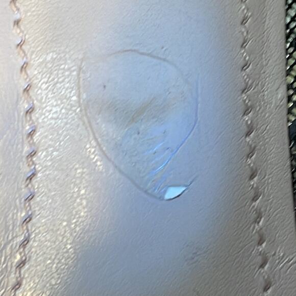 Vince Camuto Zella Silver Two Tone Metallic Platform Leather Pump 9.5 - Picture 8 of 10